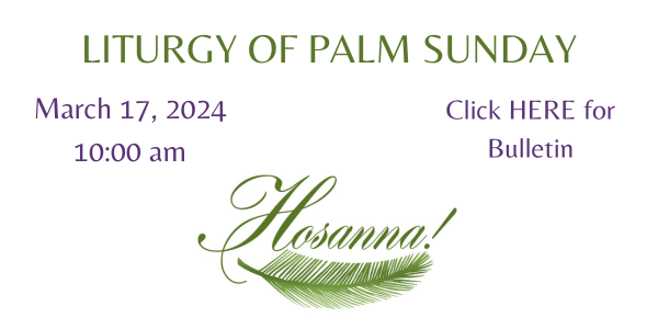 palm sunday 2024