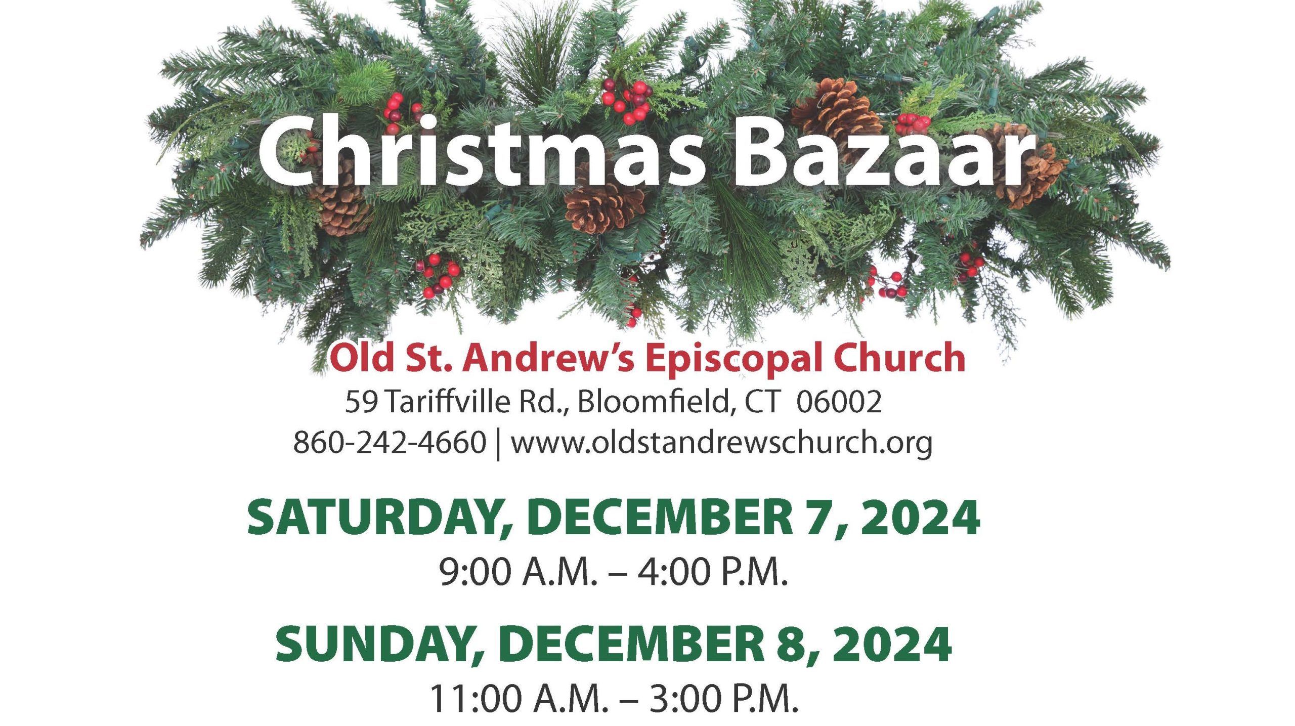 Christmas Bazaar promo 2024