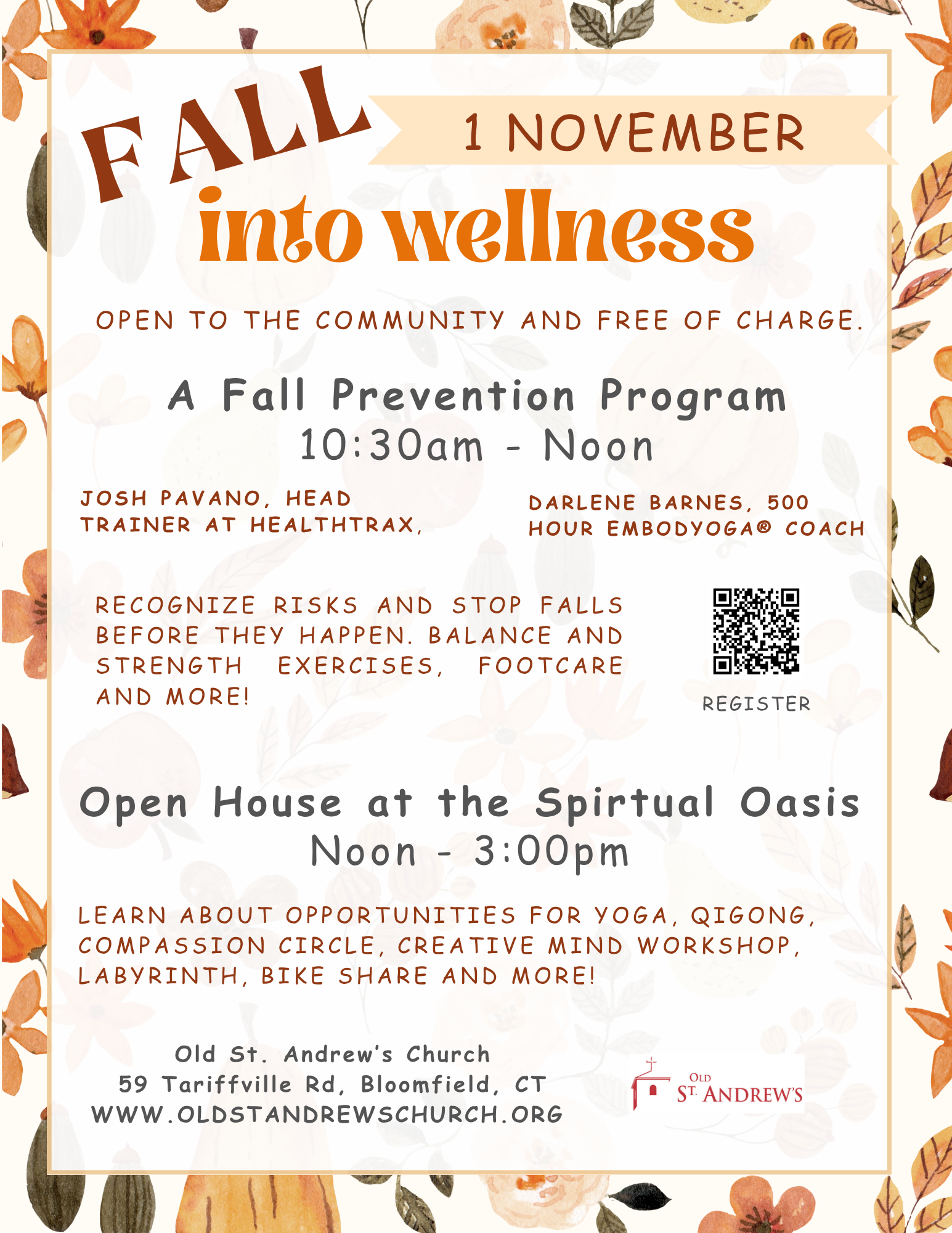 Fall Prevention Program Flyer