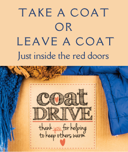 Take a coat leave a coat